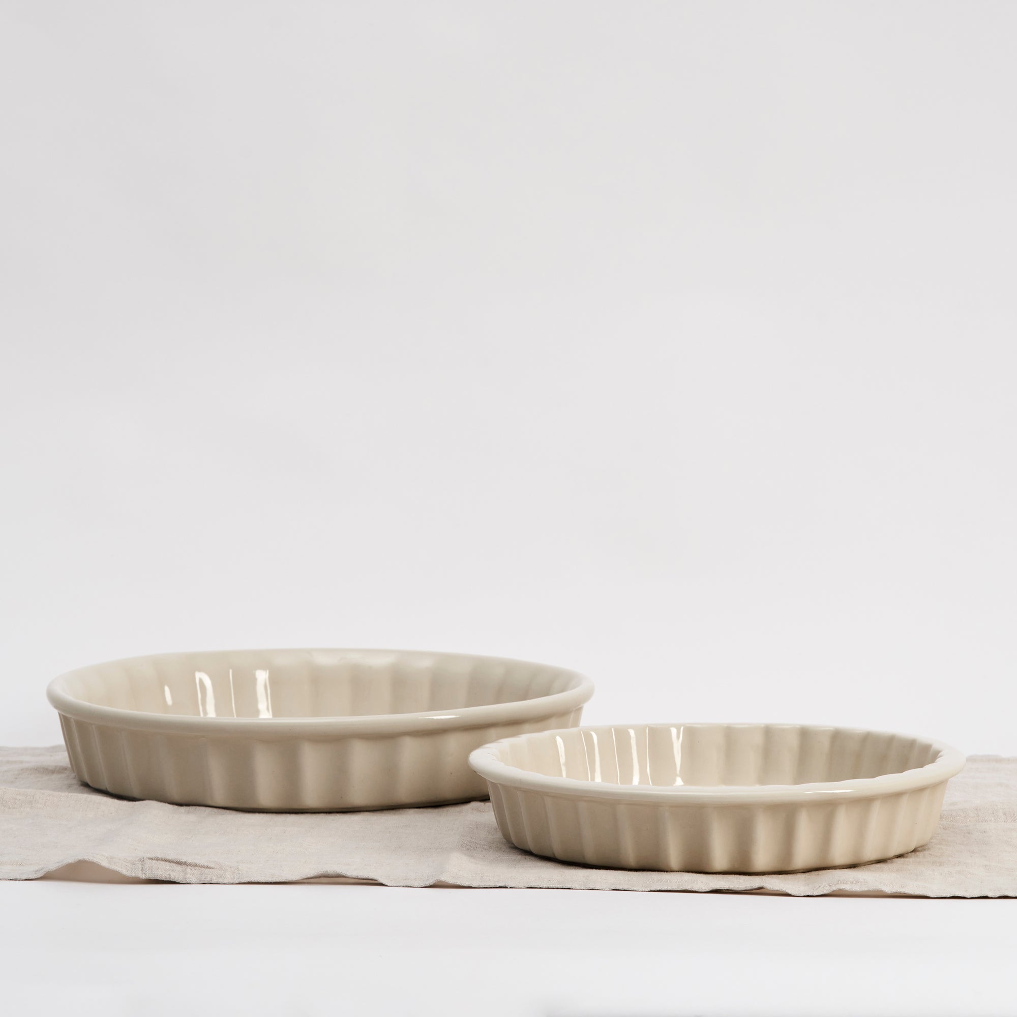 Flan Dish Bendigo Pottery1