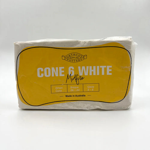 Clayworks Cone 6 White - Midfire 10kg - C6W in Clayworks Cone 6 White C 6 W 1 1024 finish