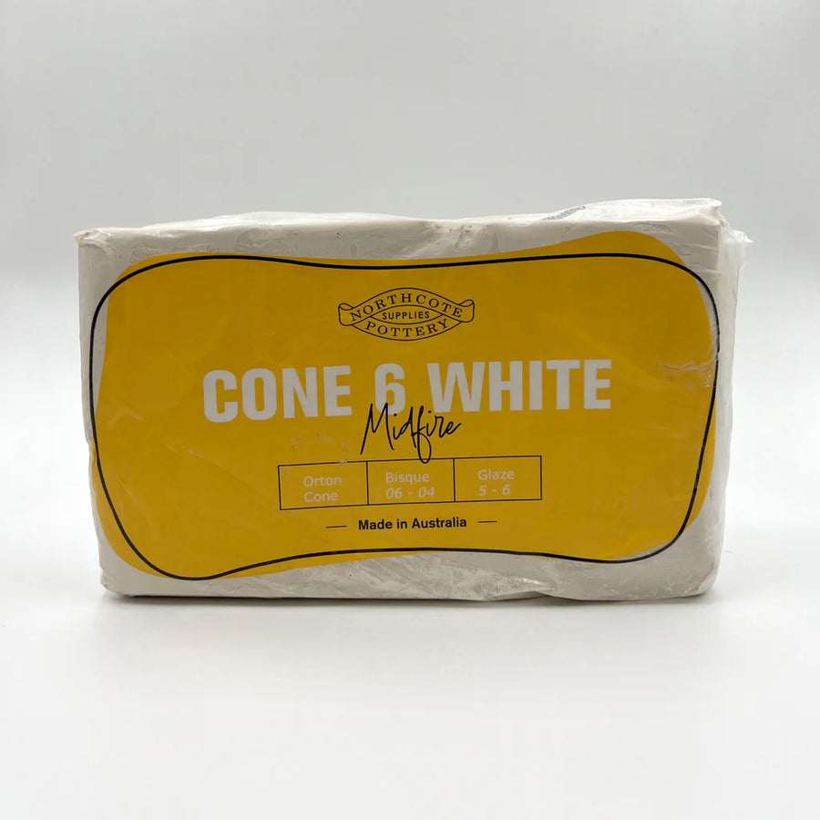 Clayworks Cone 6 White - Midfire 10kg - C6W in Clayworks Cone 6 White C 6 W 1 1024 finish