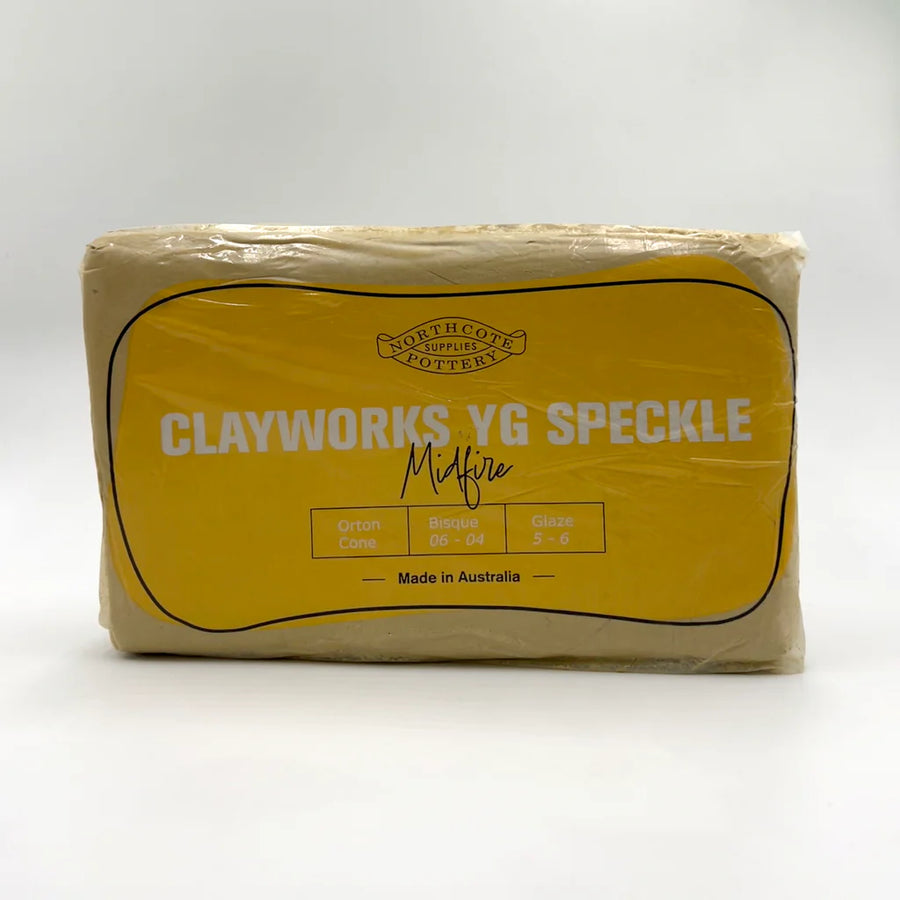Clayworks YG Speckle - Midfire 10kg - YGS in Clayworks Ygspeckle Ygs 1 1024 finish