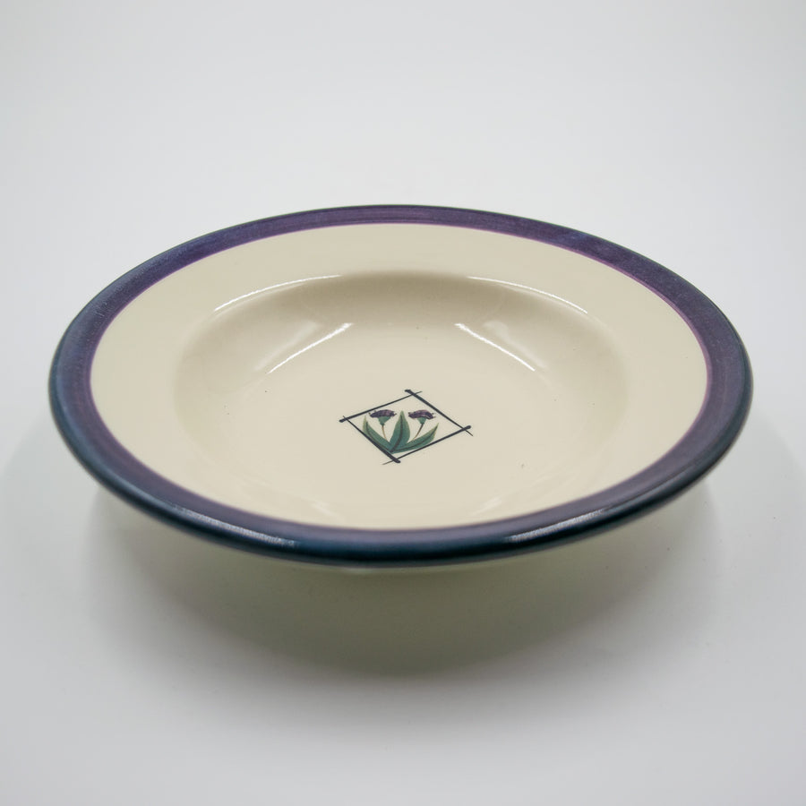 Hand Painted Bowl in Disc Handpainted Spaghetti Bowl finish ceramic tableware