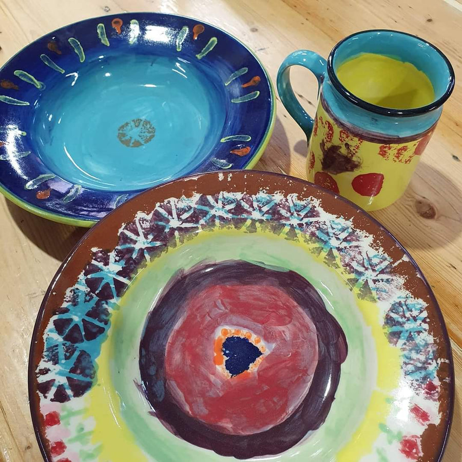 Decorating Workshop pottery class