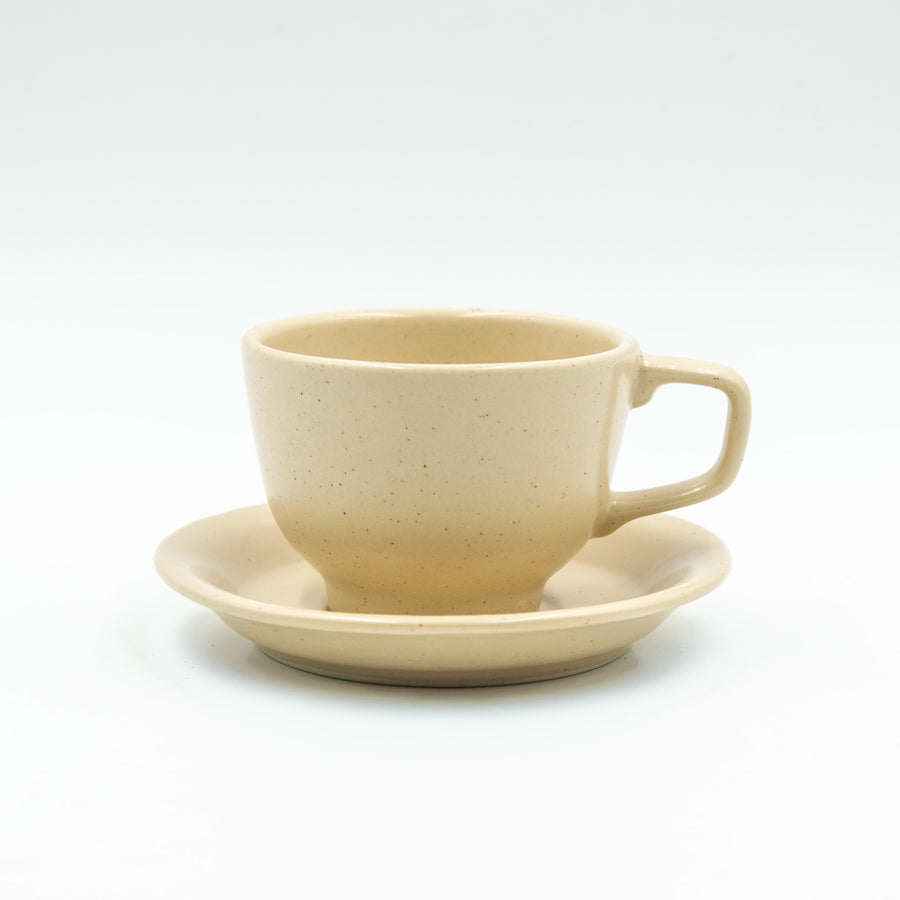 Cappuccino cup and saucer set