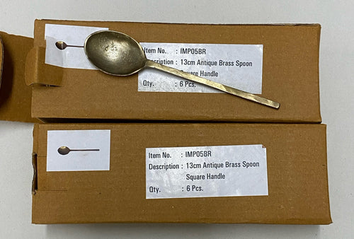 13cm Antique Brass Spoon tableware