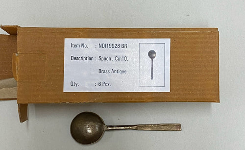10cm Antique Brass Spoon tableware